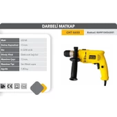 Chattel 650W Elektrikli Darbeli Matkap 13mm Supra Mandren CHT4650 - 2