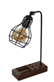 Lumexx Lila Metal Kafesli Masa Lambası - 3