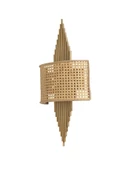 Lumexx HANDE ESKİTME OVAL RATTAN ABAJURLU APLİK - 1