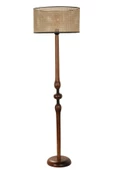 Lumexx Mayıs Ceviz Lambader Silindir Rattan Abajurlu - 2