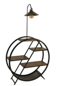 Lumexx Plüton Ceviz Lambader Metal Başlıklı - 3