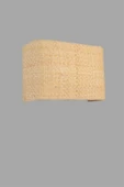Lumexx HASIR RATTAN ABAJURLU DİKDÖRTGEN APLİK - 2