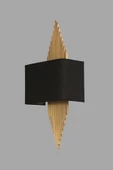Lumexx ASLI ESKİTME DİKDÖRTGEN SİYAH ABAJURLU APLİK - 3