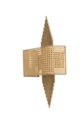 Lumexx HANDE ESKİTME DİKDÖRTGEN RATTAN ABAJURLU APLİK - 1