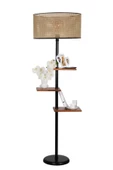 Lumexx Moda Lambader Siyah Silindir Rattan Abajurlu - 2
