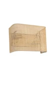 Lumexx ÖRGÜLÜ RATTAN ABAJURLU DİKDÖRTGEN APLİK - 1