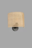 Lumexx ÖRGÜLÜ RATTAN ABAJURLU OVAL APLİK - 4