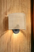 Lumexx ÖRGÜLÜ RATTAN ABAJURLU OVAL APLİK - 1