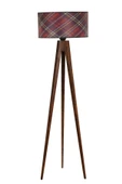 Lumexx Tripod Ceviz Lambader Silindir 03 Abajurlu - 1