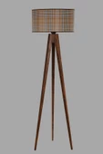 Lumexx Tripod Ceviz Lambader Silindir 02 Abajurlu - 2