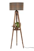 Lumexx Sehbalı Tripod Lambader Yanık Silindir 02 Abajurlu - 1