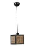 Lumexx KUMSAL TEKLİ SİYAH RATTAN SARKIT - 2