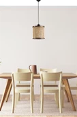 Lumexx GİZEM ORTA TEKLİ CEVİZ RATTAN SARKIT - 1