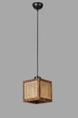 Lumexx KUMSAL TEKLİ CEVİZ RATTAN SARKIT - 3