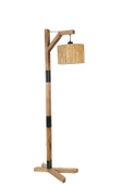 Lumexx YENİ LİZA YANIK LAMBADER SİLİNDİR BAMBU 07 ABAJURLU - 1