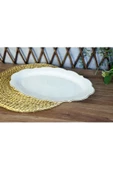 FLORA 36 CM BONE KAYIK TABAK - 1