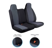 Hyundai H100 2+1 Ön Koltuk Kılıf Seti Füme - 3