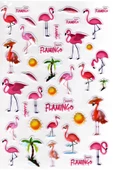 Sticker Kabartmalı A4 Boyutunda Stiker Defter, Planlayıcı Etiket-(lim551) - Flamingo - 3