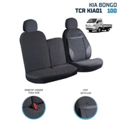Kia Bongo 2+1 Ön Koltuk Kılıf Seti Siyah - 4