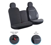 Kia Bongo 2+1 Ön Koltuk Kılıf Seti Siyah - 2