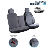 Kia Bongo 2+1 Ön Koltuk Kılıf Seti Füme - 4