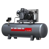 Dalgakıran 250 Lt. Kompresör 380V 3Kw/4Hp Tek Kademeli 7 Bar D4-300 - 1