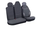 Renault Master 2+1 Ön Koltuk Kılıf Seti Siyah - 1