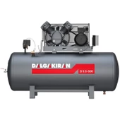 Dalgakıran 500 Lt. Kompresör 380V 4Kw/5,5Hp Tek Kademeli 7 Bar D5,5-500 - 1