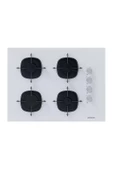 Esty & Silverline Karma Beyaz Cam Ankastre Set 3480 - 5665w01 65cm ocak - Aef6601w04 Firin - 3
