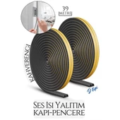ModaCar D Tip Kapı Pencere Ses Isı Yalıtım Bandı EPDM Kauçuk 39 Metre - 1