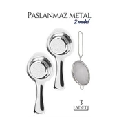 ModaCar 3 lü Set Metal Çay Süzgeci Cabrera Design - 1