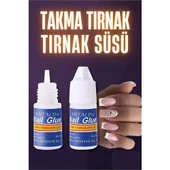 ModaCar Takma Tırnak Yapay Elmas Tırnak Süsü Yapıştırıcı - 1