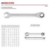 İzeltaş 19 mm Kombine Cırcır Anahtar 0340 02 0019 - 2