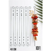 ModaCar Ciğer Şiş Çubukları 48 cm 10 Adet - 1