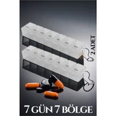 ModaCar İlaç Takip Kutusu 7 Gün 7 Bölme Fauget Design - 1