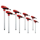 İzeltaş 8 Parça T Tipi Yuvarlak Başlı Uzun Allen Anahtar Takımı Alyan Set 4921 00 8108 - 1