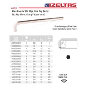 İzeltaş 10mm L Uzun Allen Anahtar L Uzun Alyan 4903 22 0100 - 2
