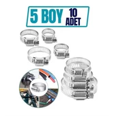 ModaCar 5 Ebat 10 Adet Kelepçe Seti Midgard - 1