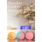 ModaCar 6 ADET Pedikür Manikür Banyo Bombası Topu - 1