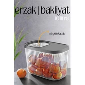 ModaCar MultiBox Erzak Bakliyat Kutusu Sürgülü Kapak 10 Litre - 1