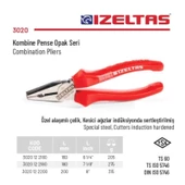 İzeltaş 180 mm Kombine Pense Opak Seri 3020 12 2180 - 2