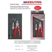 İzeltaş 2 Parça Pense-Kontrol Kalemi Seti İzeltaş Anahtarlık Hediyeli 3020 00 1002 - 1