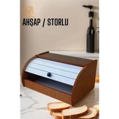 Ekmek Dolabı Storlu Ahşap BEYAZ - 1