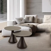 Mushroom Set Sehpa | Mantar Sehpa | Siyah | Rehome - 1