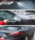 Coofbe 30Metre Ayarlanabilir Yüksek Basınçlı Oto Araç Yıkama Hortum Tabanca Seti Örgü Sulama Hortumu thumbnail 4