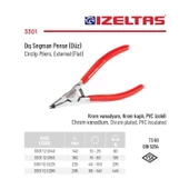 İzeltaş 19-60 mm Arası Düz Dış Segman Pensesi 3301 12 0180 - 2