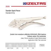 İzeltaş Standart Ayarlı Pense 250 mm 2505 11 0250 - 2