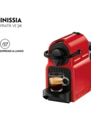 Nespresso C40 Inissia Red Kahve Makinesi, Kırmızı - 2