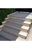 Kıvırcık Paspas Dış Mekan Paspası Kaymaz Karmaşık Yolluk 1x1 Metre 14mm Turkuaz - 4