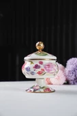 Miss Betty Rose Deluxe Ayaklı 18 Cm Emaye Şekerlik MİSS--16895-4 - 2